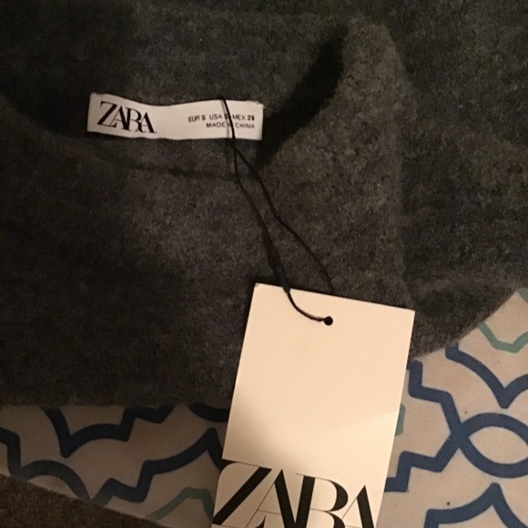 😻#59, ZARA, NWT, chest=19/length=17/sleeves=22//23, gorgeous wool blend - Picture 5 of 6